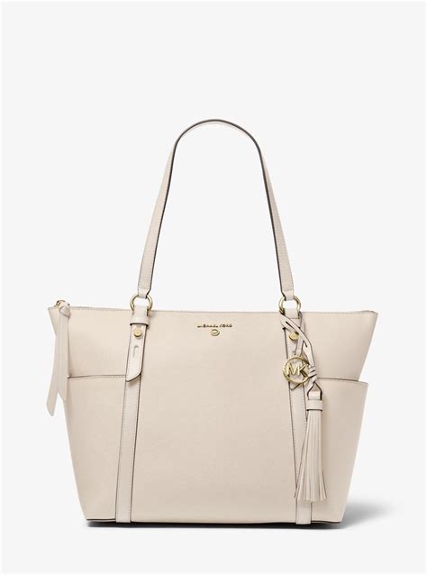 michael kors saffiano leather backpack women|Michael Kors sullivan large tote.